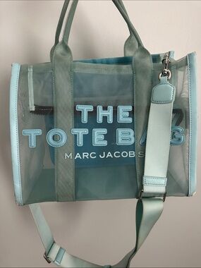 Marc Jacobs The Tote Bag - Blue Mesh Tote